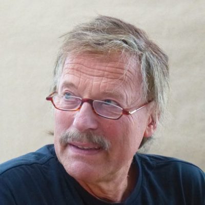 Herrenperücke braun-grau