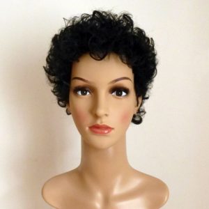 schwarze Ethno-Perücke