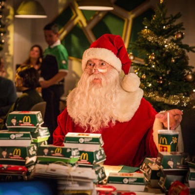 Vollbart Weihnachtsmann