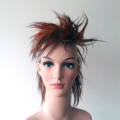 Rotes Haarteil Punk